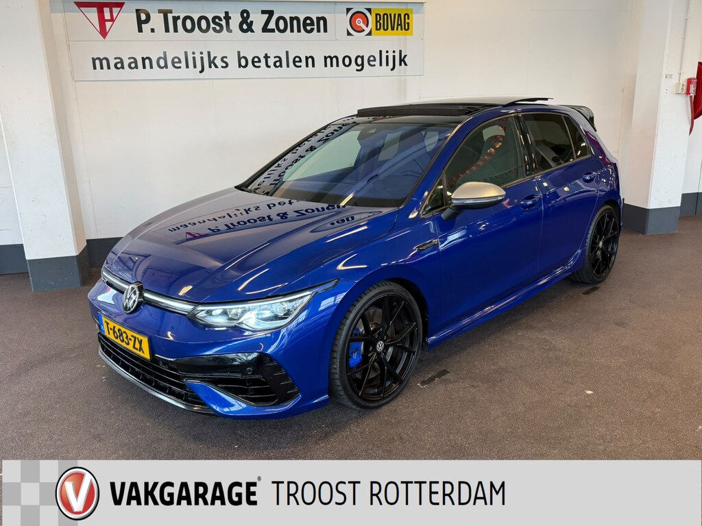 Volkswagen Golf 2.0 TSI R 4Motion | Panoramadak | Adaptief onderstel | Stoel+Stuurverwarming | Adaptieve cruise control | Achteruitrijcamera | Lane assist | Apple carplay | Navigatie | Lapiz Blue