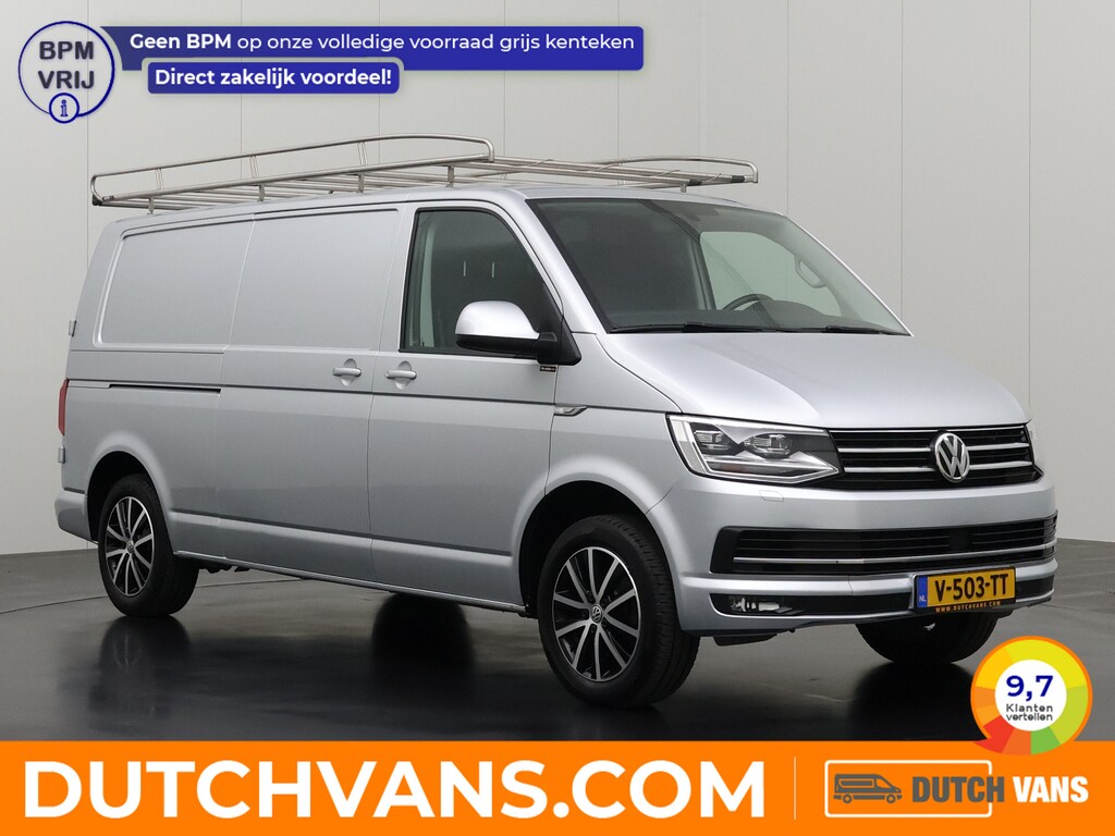 Volkswagen Transporter 2.0TDI 150PK DSG Automaat Lang | Led | Navigatie | Multimedia | Airco | Cruise | Imperiaal | Trekhaak
