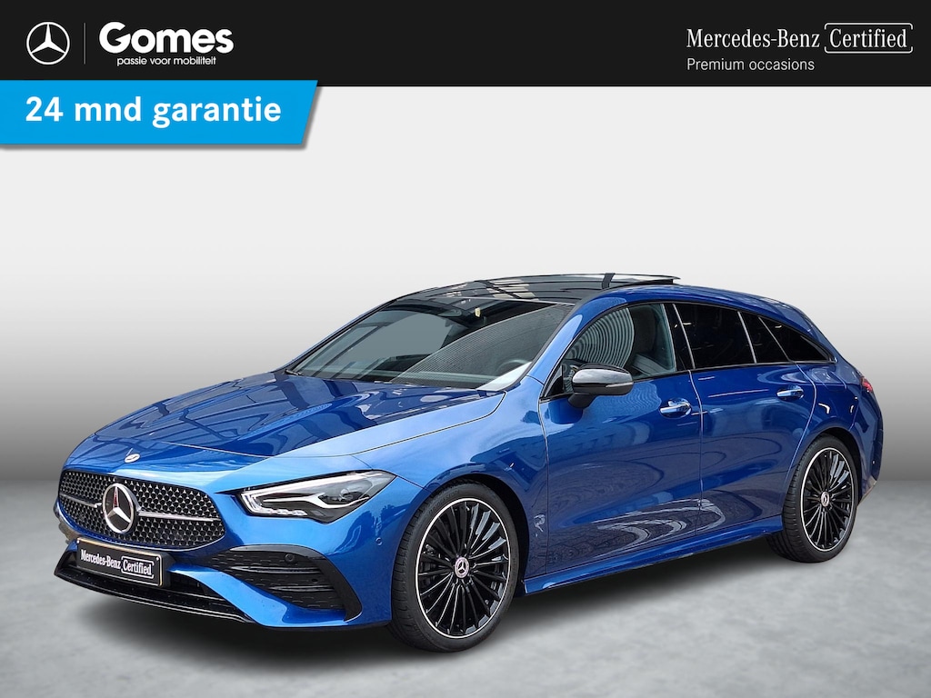 Mercedes-Benz CLA Shooting Brake 180 Star Edition AMG | Panoramadak | Nightpakket | Dodehoekassistent | Apple CarPlay | Android Auto | Sfeerverlichting | Stoelverwarming | Achteruitrijcamera | Elektrisch inklapbare buitenspiegels