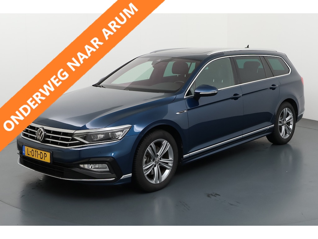 Volkswagen Passat Variant 2.0 TDI 150PK DSG R-Line NL-AUTO PANO | H-LEER | LED | ADAPT. CRUISE | ECC