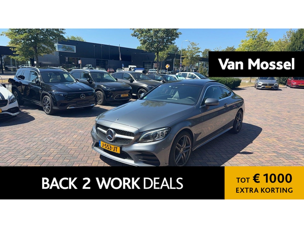 Mercedes-Benz C-klasse Coupé 200 4MATIC Premium Plus Pack AMG | PANORAMADAK | CARBON INTERIEUR | CAMERA | HALF LEDER | MULTIBEAM LED | STOELVERWARMING |