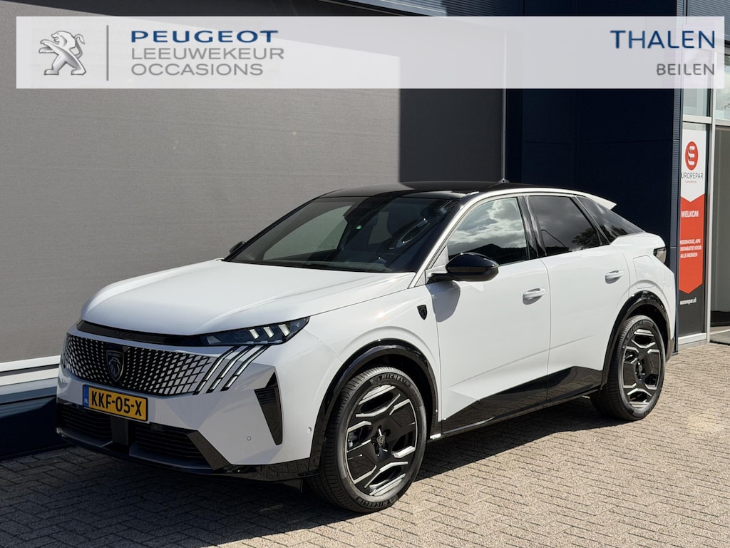 Peugeot E-3008 GT Long Range 230 97 kWh | Nieuwe Auto | Tot 8 jaar Garantie | 700 KM WLTP | Stoel & Stuurverwarming | LED Matrix Verlichting | Navigatie | 20" Lichtmetalen Velgen | 360 Graden Camera | Dode Hoek Detectie | Adaptieve Cruise Control | Hoge Zitpositie | Warmtepomp |