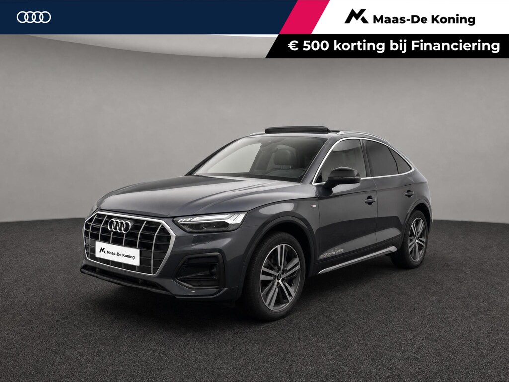 Audi Q5 Sportback 50 TFSIe 299pk Advanced Edition · Panoramadak · Luchtvering · Camera · Elek. Stoelen · Matrix LED · Stuur- & Stoelverwarming · Garantie t/m 16-01-2029 of 100.000km