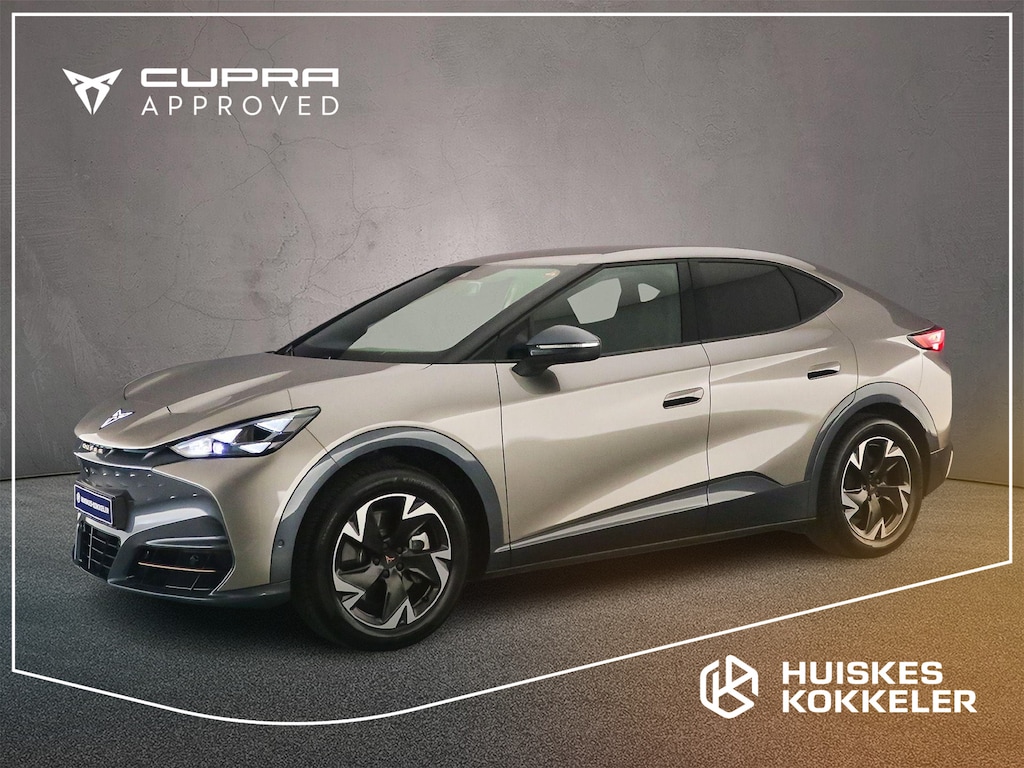 CUPRA Tavascan Business 82 kWh 286pk Automaat, Warmtepomp, Stoelverwarming, Stuurverwarming, Adaptive cruise control, Navigatie, App-connect, LED koplampen, Dodehoeksensoren, Elektrische achterklep, Voorruit verwarmd