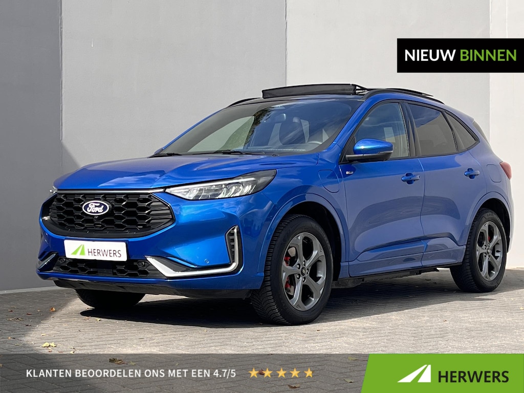 Ford Kuga 2.5 PHEV ST-Line X / 2.100 kg Elektrische trekhaak / Elektrisch glazen panorama-dak / Stuur-, stoel- & achterbankverwarming / B&O audio / Apple Carplay Android / 18"LM wielen & All Season banden /