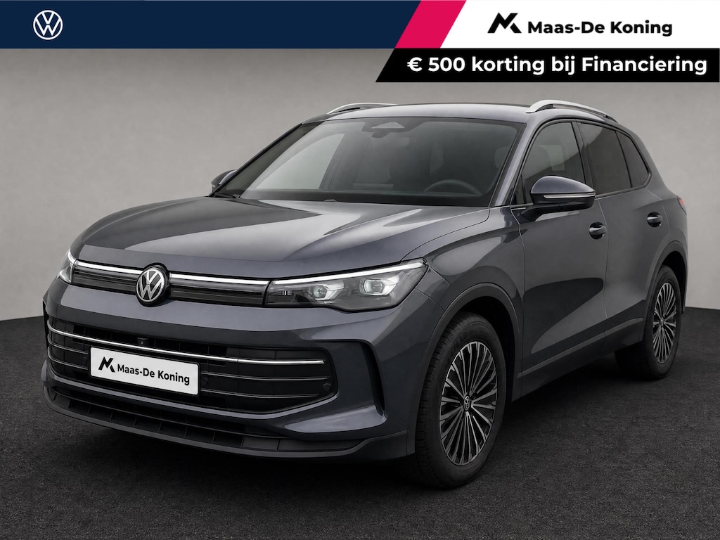 Volkswagen Tiguan 1.5eTSI/150PK Energy · Trekhaak · Stoelverwarming · Apple/Android Car Play · Navigatie · 360°Camera + Parkeersensoren · Garantie t/m 21-01-2028