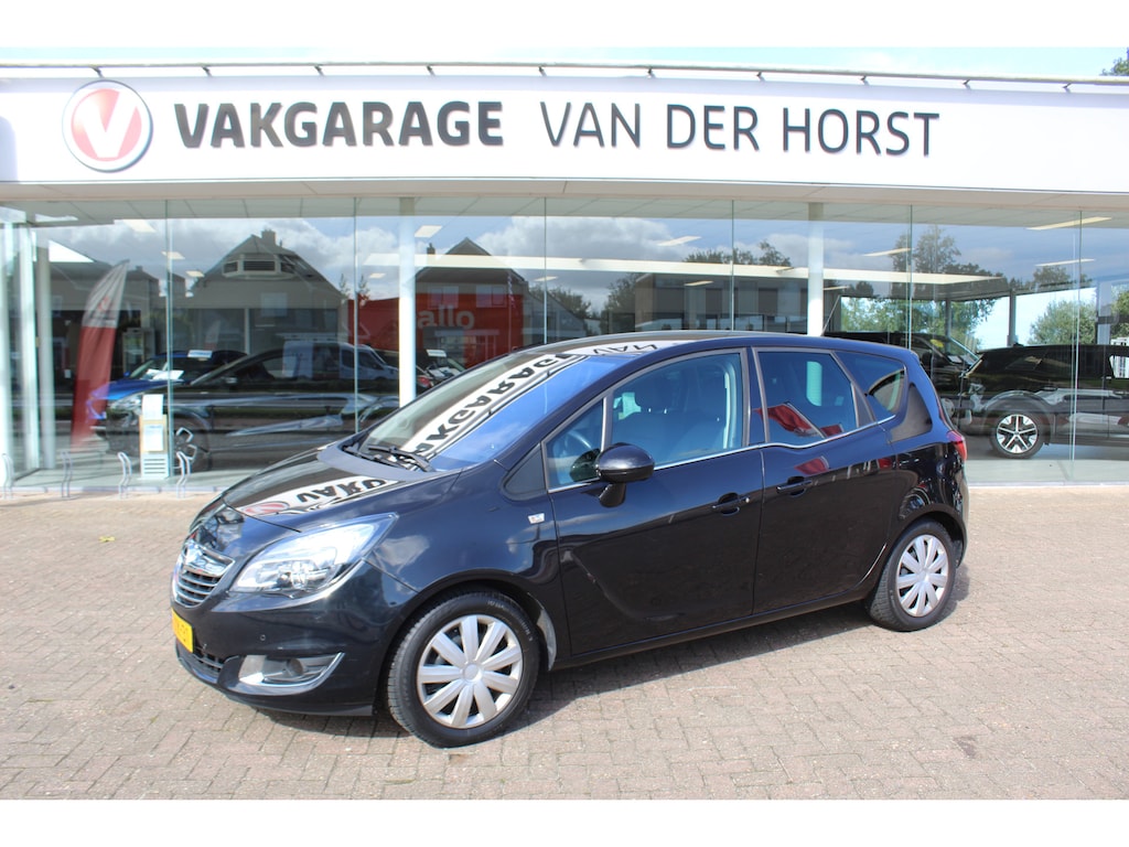 Opel Meriva 1.4 Turbo Cosmo , 120pk Airco ,Cruise control , Stoelverwarming , Trekhaak Parkeersensoren voor + achter