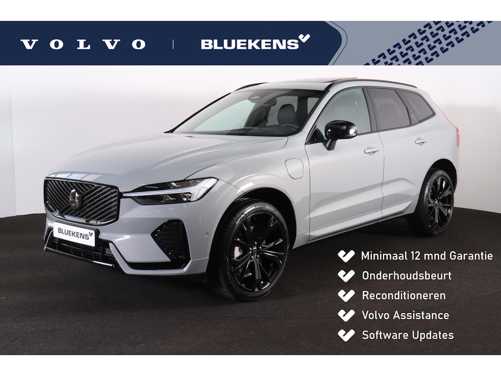 Volvo XC60 T6 Recharge AWD Plus Black Edition - Panorama/schuifdak - IntelliSafe Assist & Surround - 360º Camera - Harman/Kardon audio - Verwarmde voorstoelen, stuur & achterbank - Parkeersensoren voor & achter - Elektr. bedienb. voorstoelen met geheugen - Head up display - Draadloze tel. lader - Extra getint glas - 21' LMV