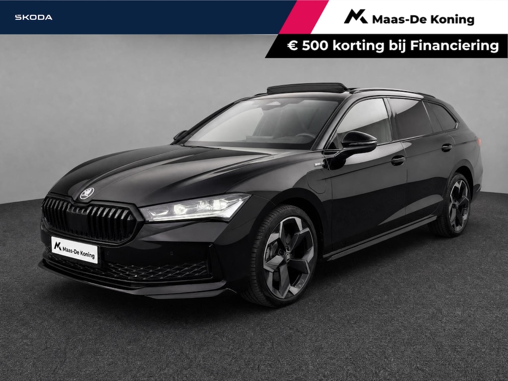 Skoda Superb 1.5TSI 150kW/204PK PHEV Sportline Business · Leder · Panoramadak · Apple/Android Car Play · Garantie t/m 05-09-2027