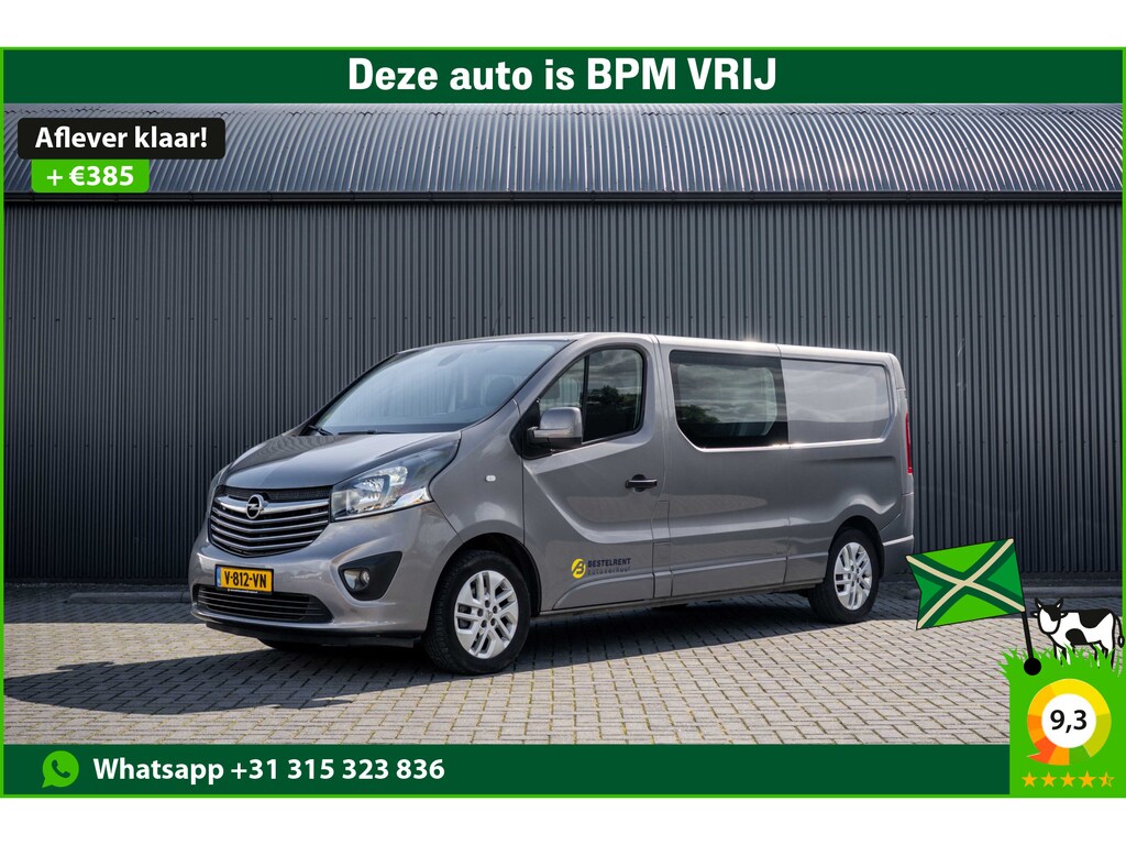 Opel Vivaro 1.6 CDTI L2H1 | 125PK | DC 6-Zits | Camera | Cruise | Airco | Trekhaak