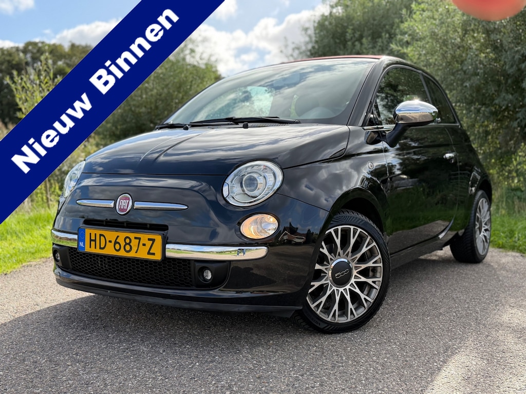 Fiat 500C 0.9 TwinAir Rock / Cabrio / 86PK / Airco / Leder / Radio-CD Speler /