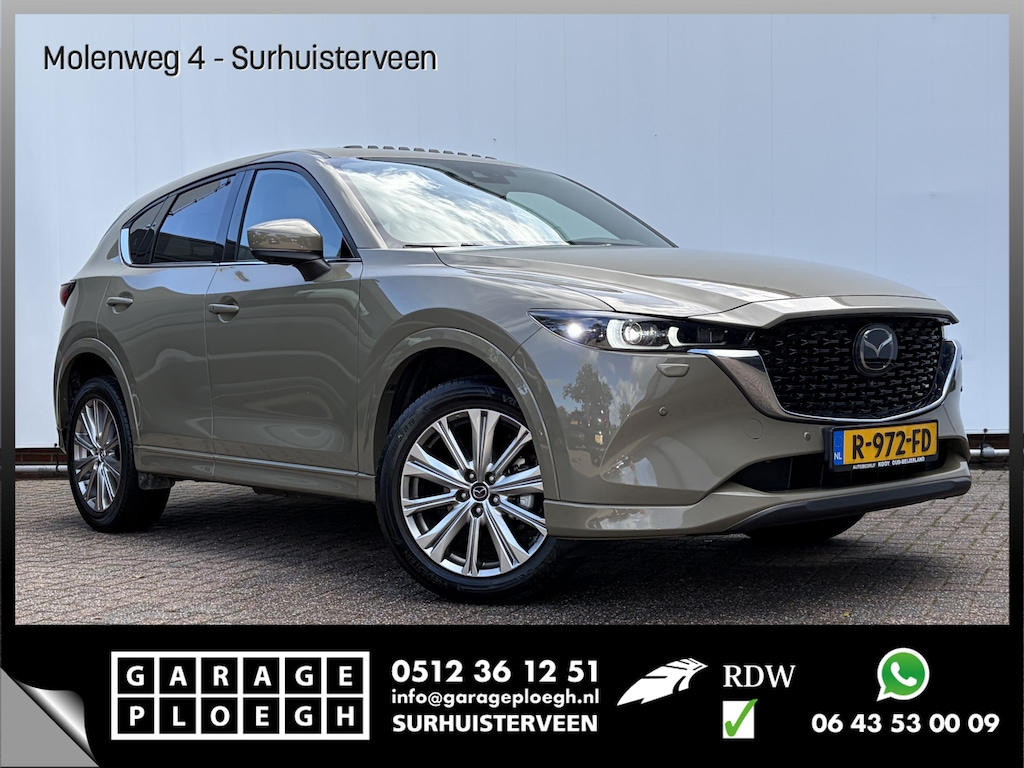 Mazda CX-5 2.0 SkyActiv-G 165 Signature Pano 360° Camera HUD StoelVerw+Ventilatie Memory Voll.Dealer Onderhouden!