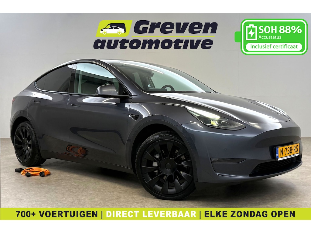 Tesla Model Y Long Range AWD 75 kWh | Snelladen | SOH 88% | Autopilot | Pano | Camera | Memory | Stoel/Stuurverw.