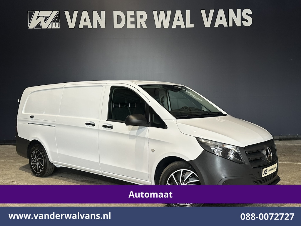 Mercedes-Benz Vito 116 CDI 164pk 9G-Tronic Automaat L3H1 Euro6 Airco | Camera | Navigatie | Adaptieve Cruisecontrol Stoelverwarming, Bijrijdersbank