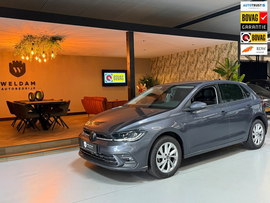 Volkswagen Polo 1.0 TSI Style|IQ.Light|Carplay|Virtual Cockpit|Keyless|Camera|Alcantara|Adaptieve Cruise|StoelVW|Rijklaar