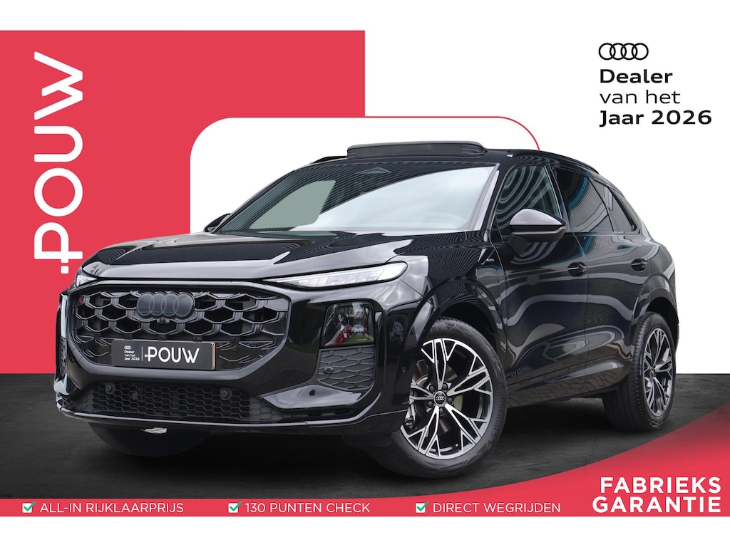 Audi Q3 1.5 e-hybrid 272pk S edition | Panoramadak | Trekhaak | Adaptive Cruise | Sfeerverlichting | 3-zone Cimatronic | Stoel- & Stuurverwarming