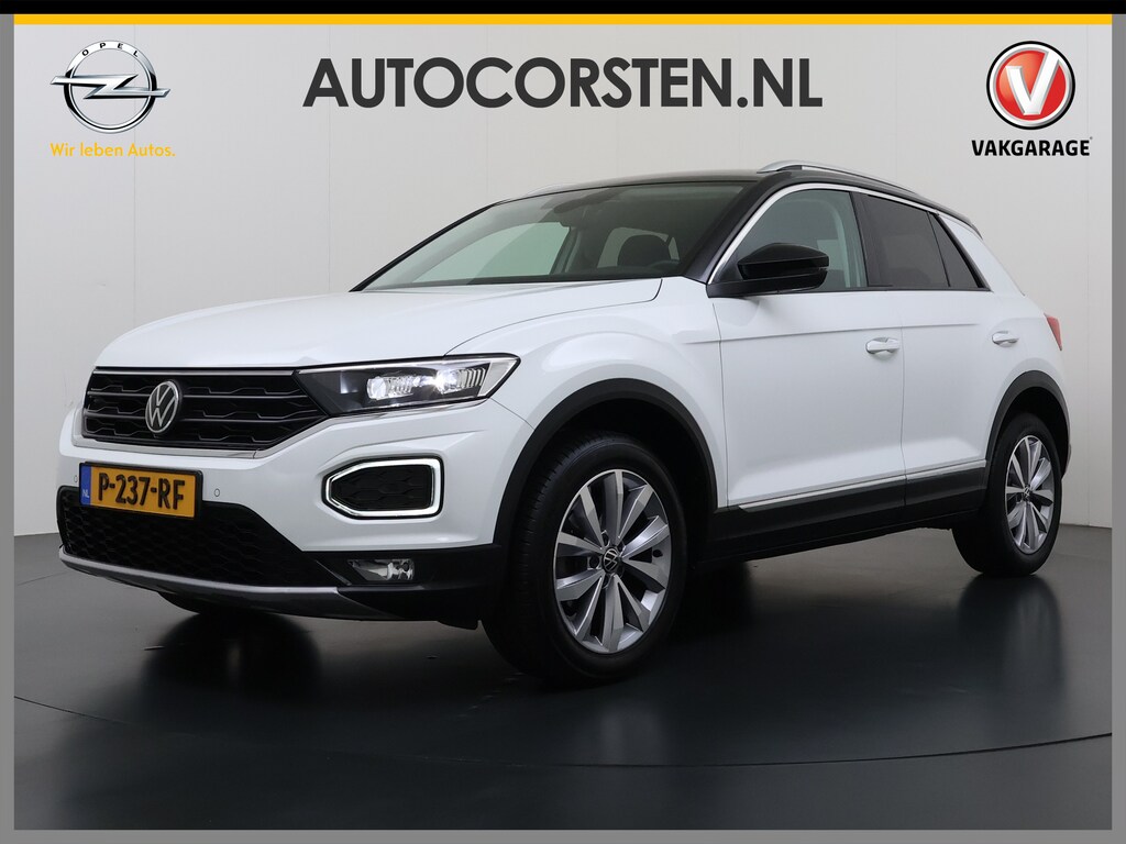 Volkswagen T-Roc 1.5TSI 150PK Sport Adap.Cruise Two Tone lak Navi Camera Stoelverwarming Apple Carplay Android Auto Privacy Glas Led Lmv Isofix Bluetooth Pdc