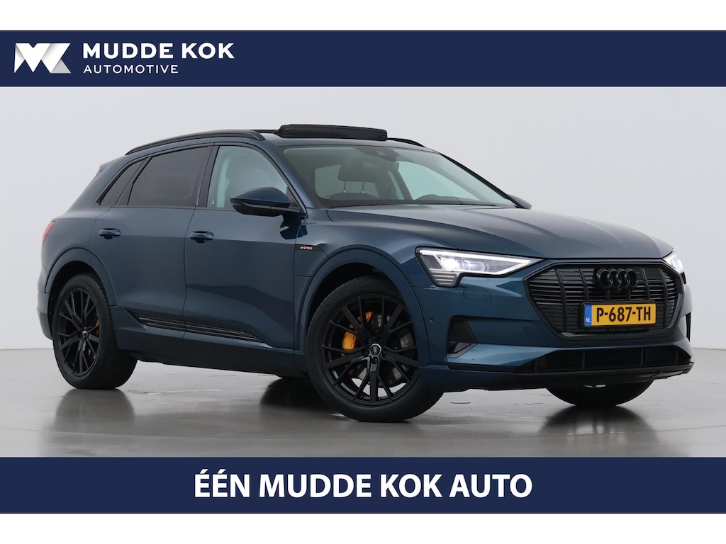 Audi E-tron 55 Quattro Advanced 95 kWh | Luchtvering | Panoramadak | 360° Camera | Trekhaak | Memory | Stoelverwarming | ACC | 21 Inch