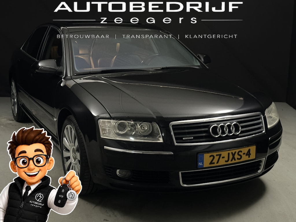 Audi A8 3.7 *8 Cilinder*Quattro*Leer*Vol !!Gereviseerde Bak!!Youngtimer!!!