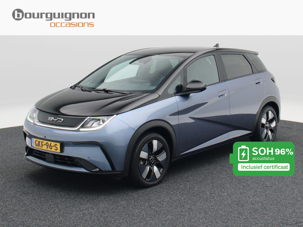 BYD Dolphin Design 60.4 kWh 204 Pk | Stoelverwarming | 360 Camera | Panoramadak | Adaptive Cruise | Warmtepomp |17 Inch | 26.055 Km !!