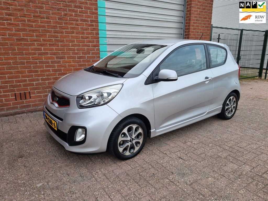 Kia Picanto 1.0 CVVT Plus Pack 3-Drs Airco! LED! Bj:2012 NAP!