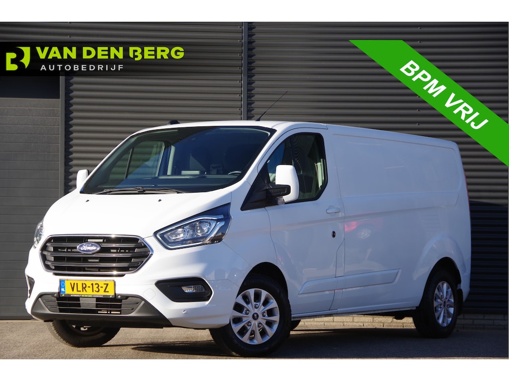 Ford Transit Custom 300 2.0 TDCI L2 3-ZITS, 170PK, 2800KG TREKHAAK, STOELVERWARMING, CAMERA, NAVI, CRUISE, AIRCO, PARKEERSENSOREN, 17''