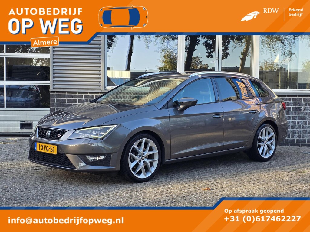 SEAT Leon ST 1.4 TSI ACT FR Dynamic | Automaat | FR | NAP | Leder | Stoelverwarming | Trekhaak