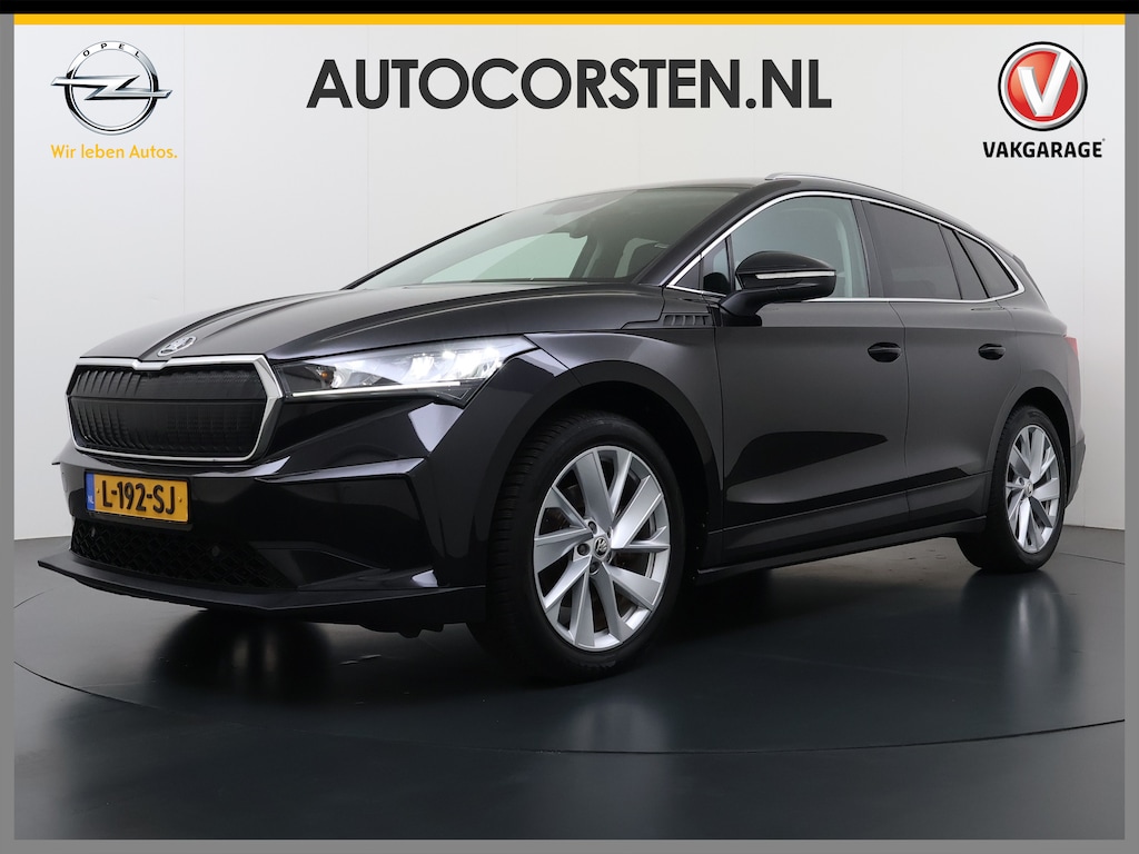 Skoda Enyaq iV 180PK SOH 91% 3-Zone Ecc Camera Navi Ecc Stoel+Stuurverwarming Android Auto Apple Carplay 60 P-Assist Cruise Control Privacy Glas Lmv 20" Isofix Lane Assist Keyless advanced 1e Eigenaar Origineel Nederlandse Auto
