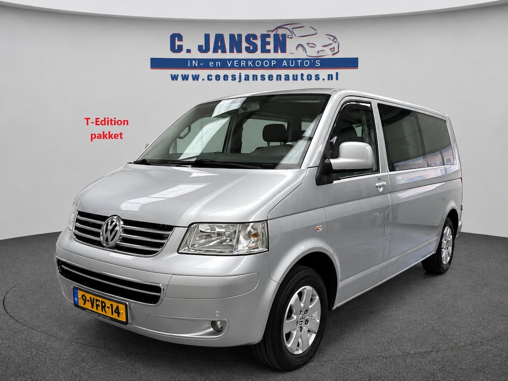Volkswagen Transporter 1.9 TDI 340 Budgetline DC T-Edition! Super mooi! Volledig onderh. Trekhaak! | Airco | Parkeersensor voor en achter