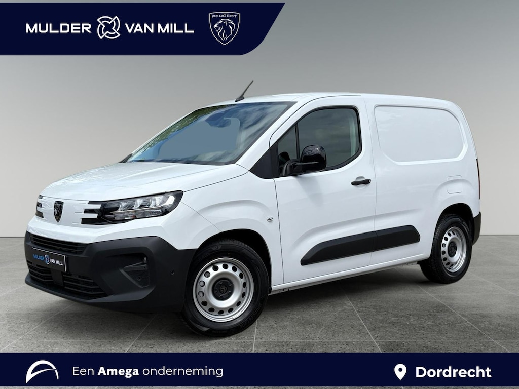 Peugeot e-Partner L1 50 kWh 136pk | ACTIE | 8 jaar garantie | 0% financial lease | 2-zits | Houten afwerking laadruimte | Verwarmbare vooruit en voorstoelen en stuurwiel | ECO LED koplampen | Multimedia | Draadloze Apple Carplay en Android Auto | Achteruitrijcamera | Parkeersensoren achter | Digital cockpit | Stuurwielbediening | Bestuurdersstoel comfort met armsteun | Tweede sleutel met afstandsbediening | Trekhaak voorbereiding | Reservewiel | van €31.365 voor €26.350 ex. BTW rijklaar