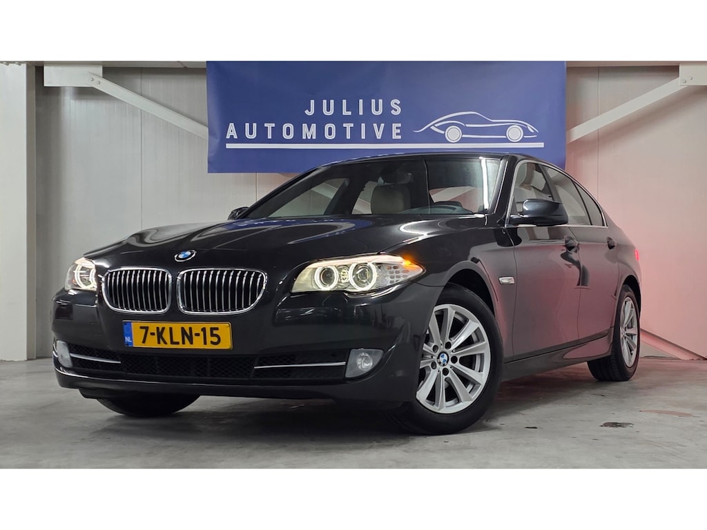 BMW 5-Serie 520i High Executive+ 2e Eigenaar Groot Navi Xenon Leer Netjes!