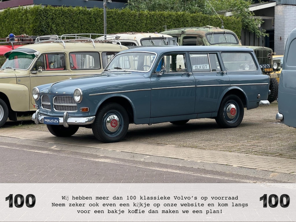 Volvo Amazon Combi Vroeg model, vers gespoten, nieuw chroom en rubbers, LPG