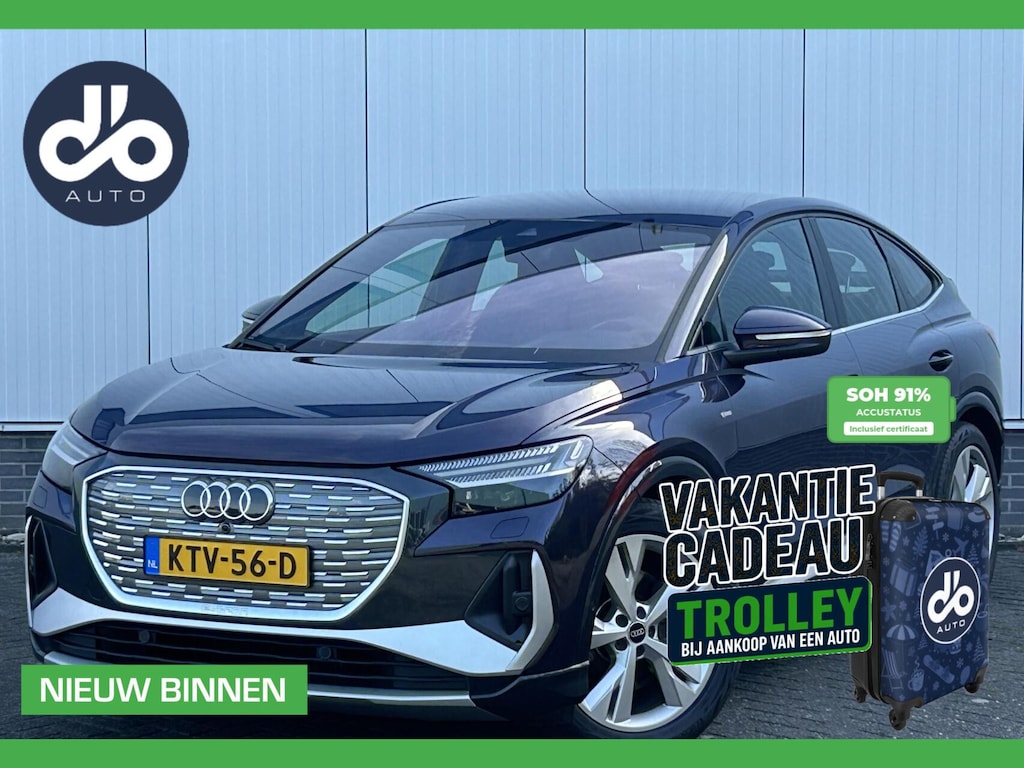 Audi Q4 Sportback e-tron 50 quattro S edition 82 kWh | SOH 91% VOL LEER SPORT I SONOS I NAVI + CAMERA