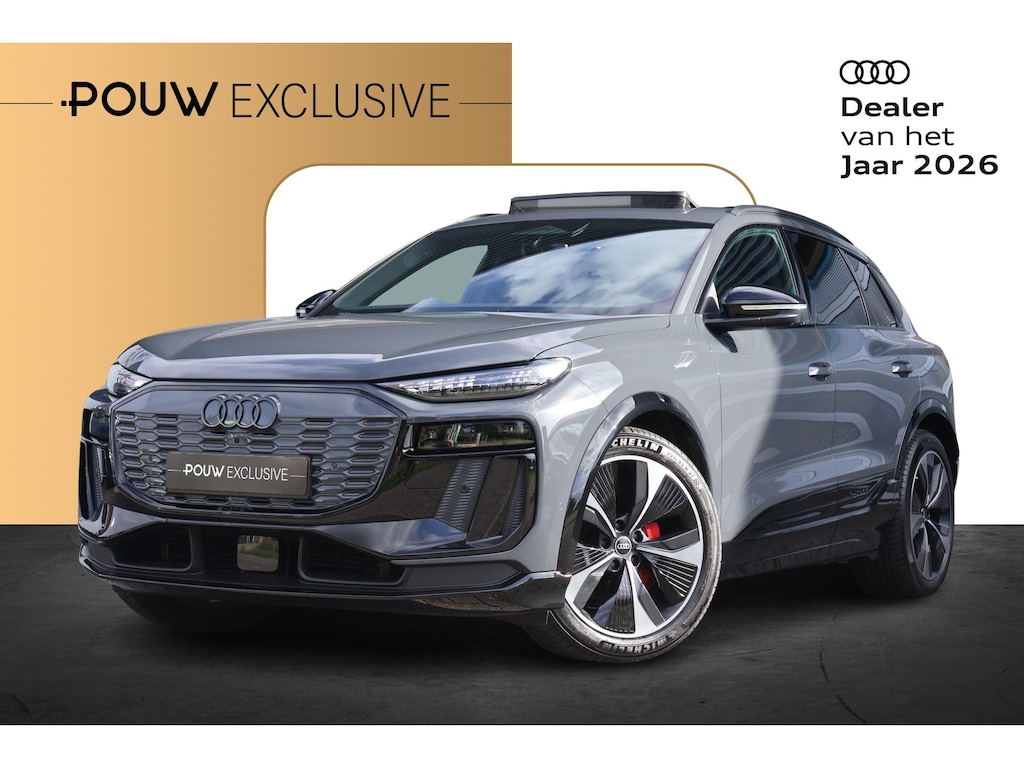 Audi Q6 e-tron 388pk S edition 100 kWh | Panoramadak | Luchtvering | Bang & Olufsen 3D | Head-up display | Voor + Achterbankverwarming | 360 Graden Camera