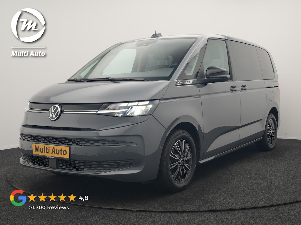 Volkswagen Multivan 1.4 eHybrid Bulli 7 Zits PHEV 218pk Dealer O.H | Trekhaak Af Fabriek | Adaptive Cruise | Camera | Sportstoelen & Stuur Verwarmd | Apple Carplay | BLIS | Navigatie | Virtual | DAB | 17"L.M | Plug In Hybrid |
