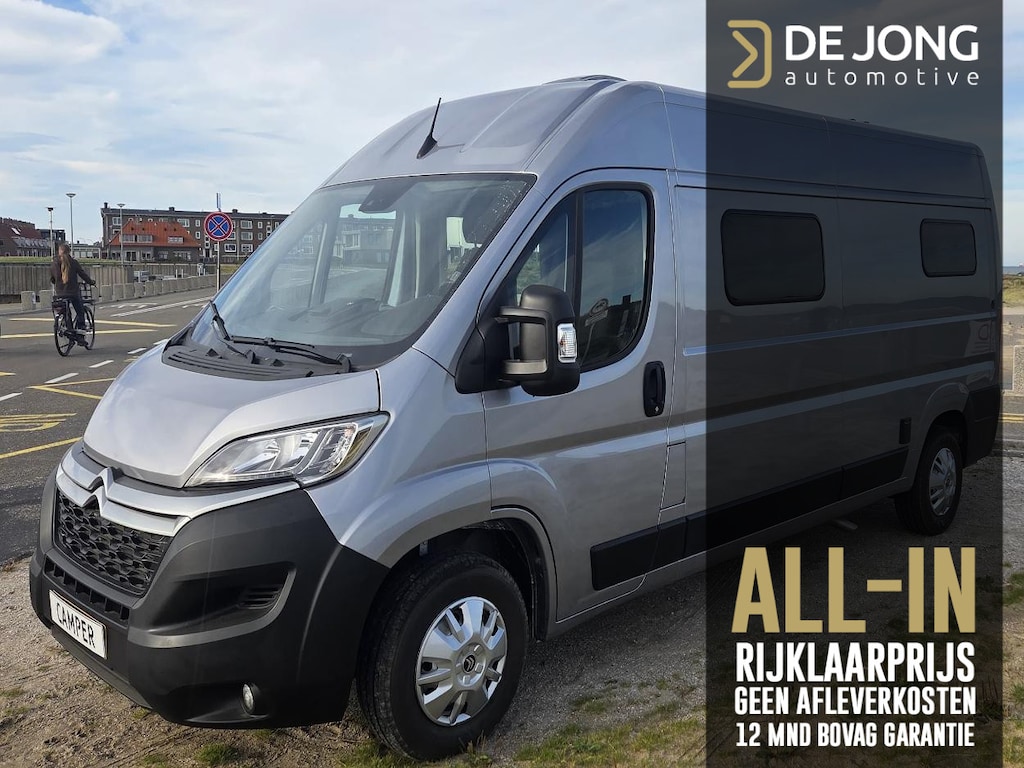 Citroën Jumper Buscamper 33 2.2BlueHDI 140pk Buscamper met volledig nieuwe inrichting. Zeer complete camper met oa zonnepanelen, complete keuken en volledige 12 maanden BOVAG garantie
