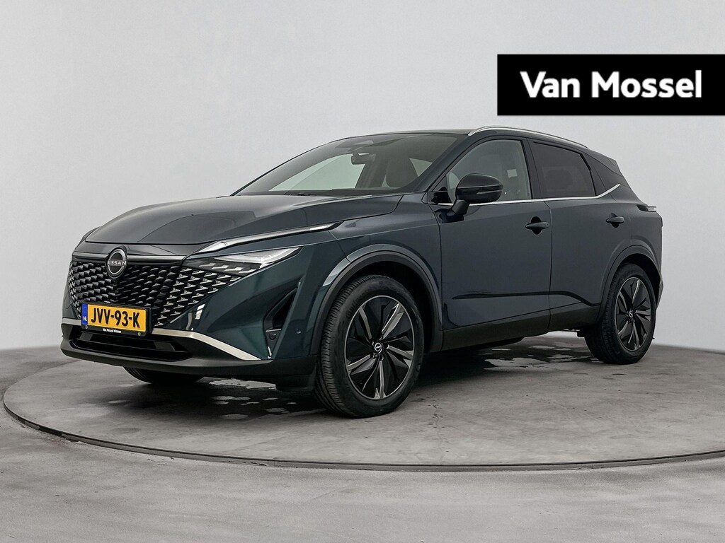 Nissan Qashqai 1.5 e-Power Tekna Panoramadak | Verwarmde stoelen | Verwarmd Stuurwiel | Voorruitverwarming | Pearl lak | Trekhaak |
