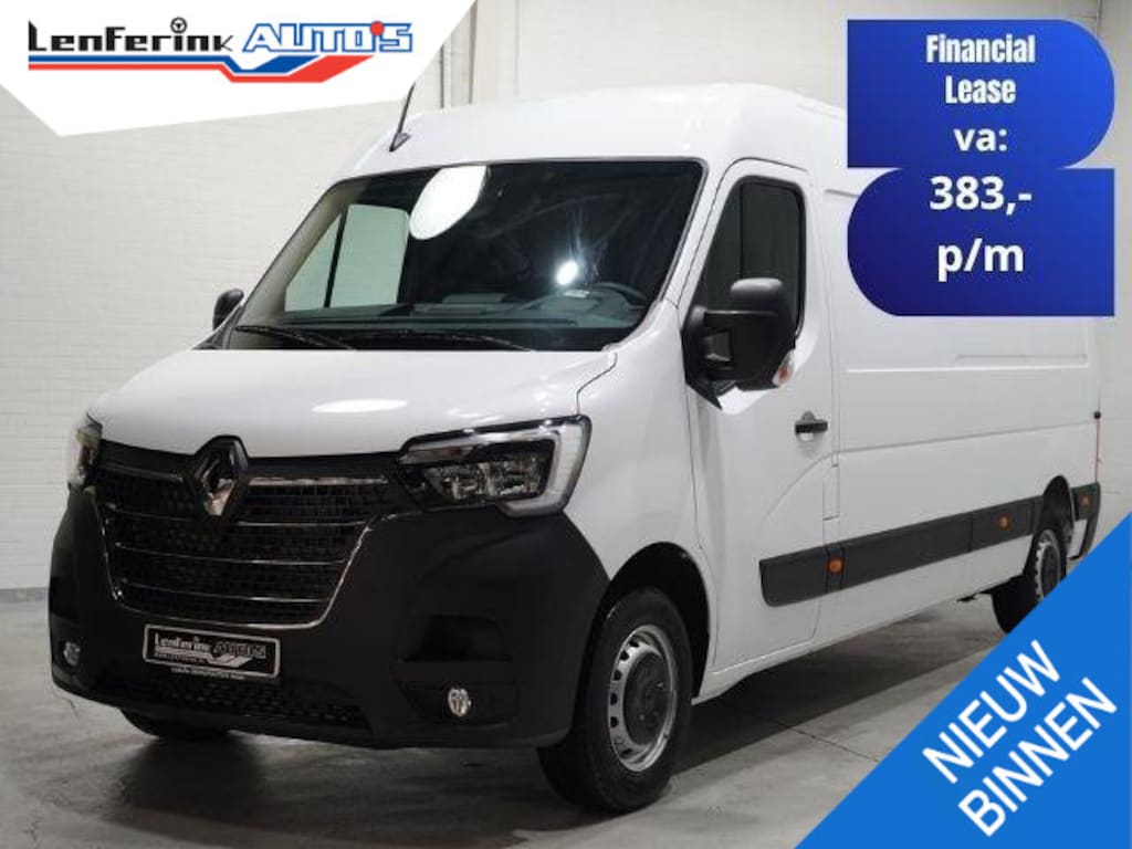 Renault Master 2.3 DCI 135 pk L3H2 Navi, Camera, Laadruimte Pakket, PDC V+A, 270 Graden Deuren, Smartphone Lader, 3-Zits, Nieuw