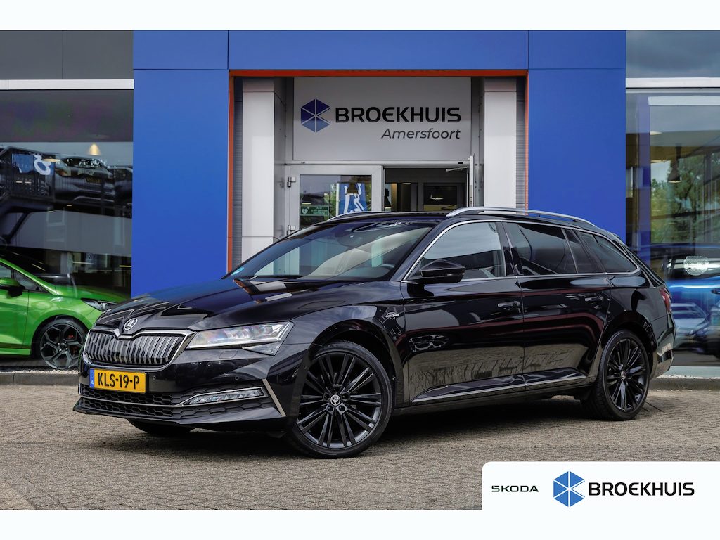 Skoda Superb Combi 1.4 TSI iV PHEV 218PK Laurin & Klement | Leder | Camera | Memory | Canton audio | Cruise adaptief | 19'' | Dodehoek detectie | Matrix LED | Stoel+stuur verwarming | | Apple Carplay/Android Auto | Achteruitrijcamera | Apple Carplay/Android Auto|telefoonintegratie premium | Canton audio