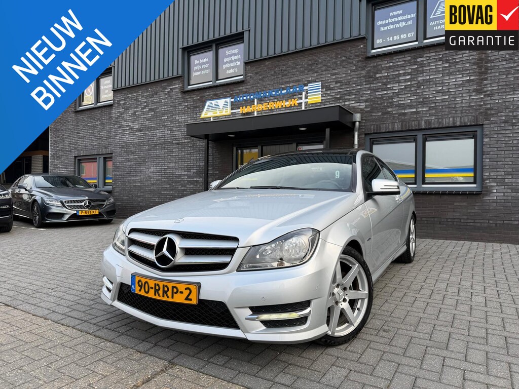 Mercedes-Benz C-klasse Coupé 180 | 1E EIGENAAR | 3/6/12MND GARANTIE | AUTOMAAT | PANO | BLUETOOTH | NAVI | CRUISE | LEDER |