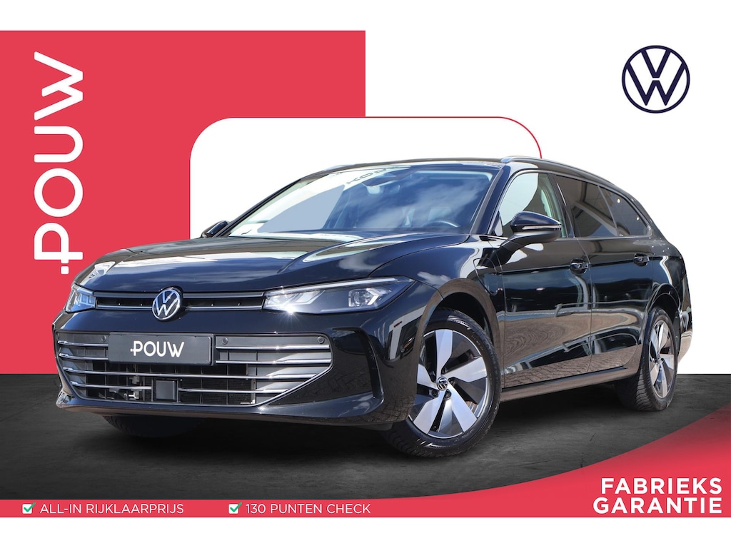 Volkswagen Passat Variant 1.5 eHybrid 204pk Business | SoH 100% | Trekhaak | Head-up | Stuur & Stoelverwarming | Navigatie