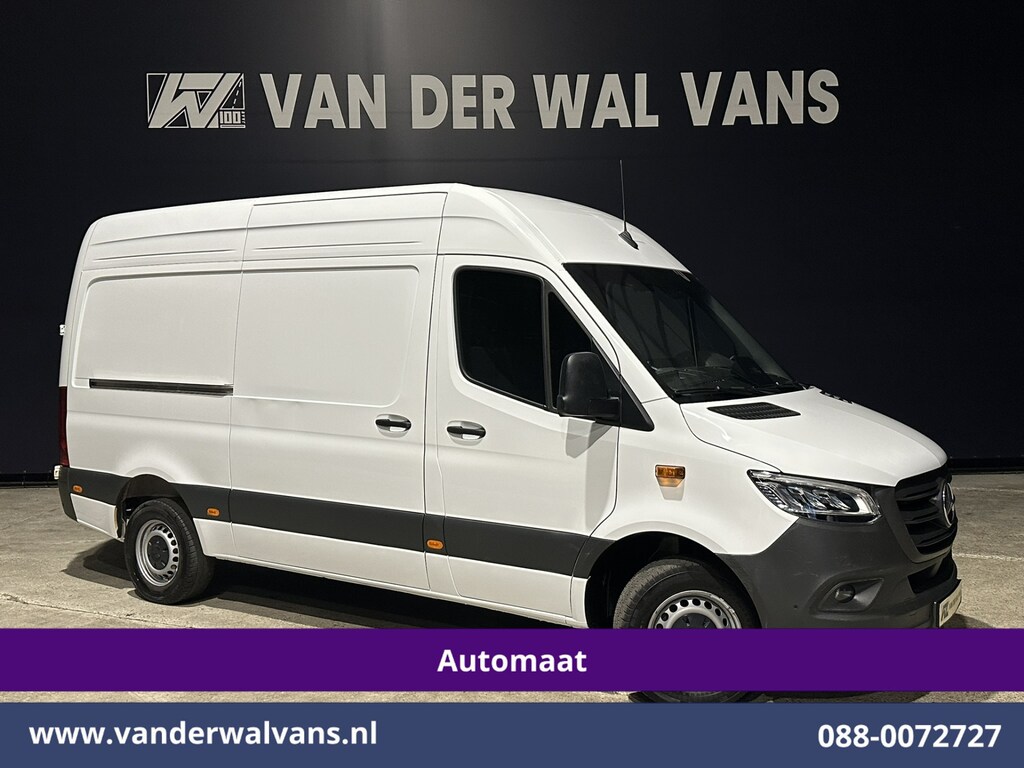 Mercedes-Benz Sprinter 317 CDI 170pk 9G-Tronic Automaat L2H2 Euro6 Airco | Camera | Navigatie | LED | Adaptieve Cruisecontrol Chauffeursstoel, Stoelverwarming, 270 Graden Achterdeuren, Parkeersensoren, Bijrijdersbank