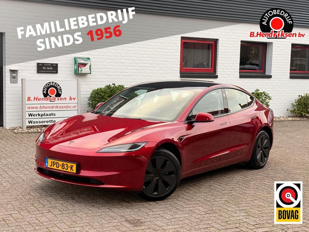 Tesla Model 3 Long Range RWD/ 750KM WLTP/ December 2025/ Camera voor/ Knipperlicht hendel/ Warmtepomp/ 1 Eigenaar/ Origineel NL/ NAP