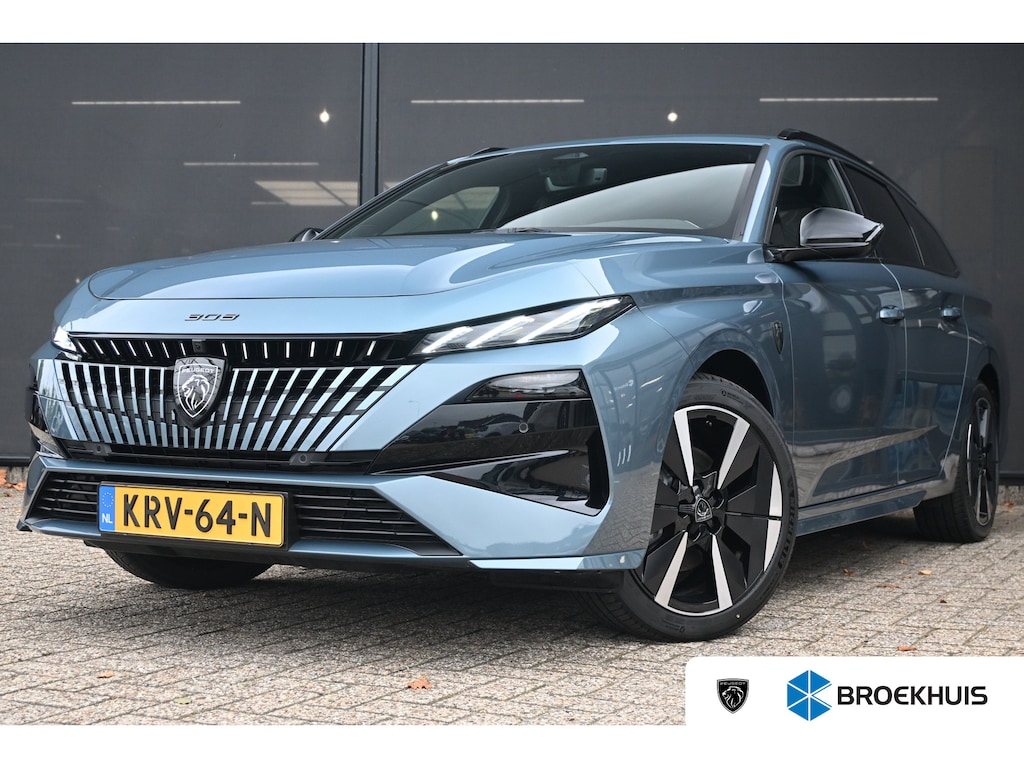 Peugeot e-308 SW GT 54 kWh DEMO-DEAL! Tot 8 Jaar Garantie! | Alcantara | 360 Camera | Navigatie | Elektr. Achterklep | Stoelverwarming | Dodehoekdetectie | !!