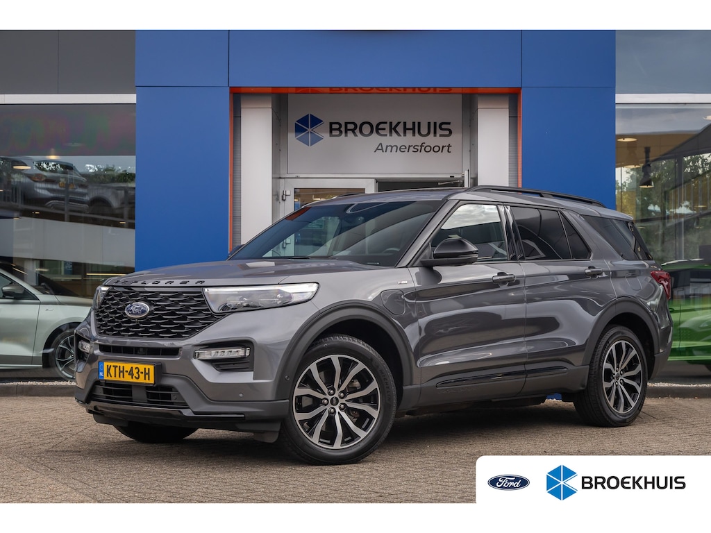 Ford Explorer 3.0 V6 EcoBoost PHEV ST-Line | Elek. Panoramadak | Adaptive cruise | Elek. Verstelbaren stoelen met Geheugen | B&O | 360 Camera | Stoel Verwarming /Verkoeling | Led Koplampen | Dodehoek Detectie | Stuuverwarming | Apple Carplay/Android Auto