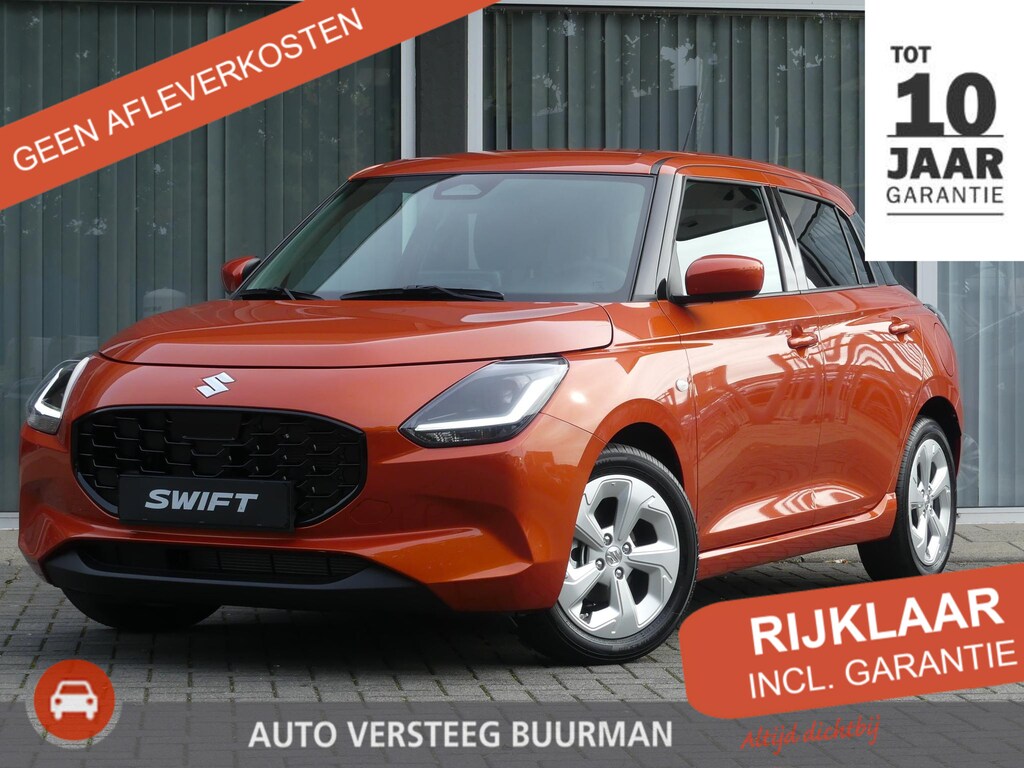 Suzuki Swift 1.2 Select Smart Hybrid ACTIE!! Uitvoorraad leverbaar, Apple Carplay/Android Auto, Licht metalen velgen, Cruise Control, Parkeer Sensoren