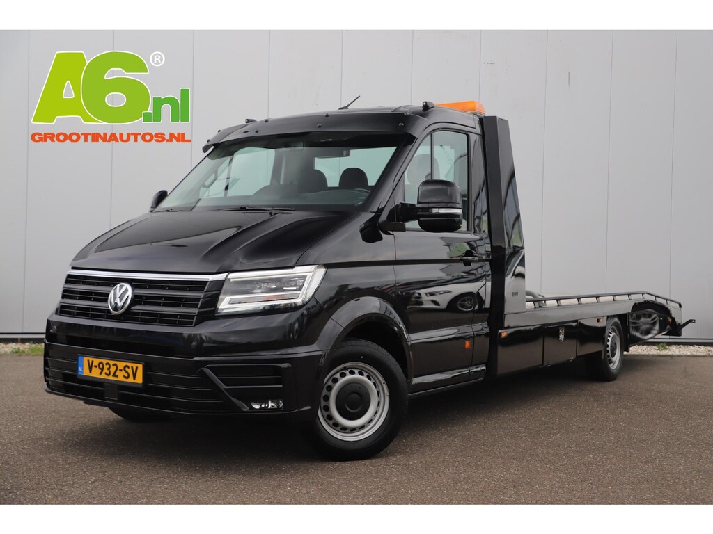 Volkswagen Crafter 35 2.0 TDI L4 4Motion Highline 177PK Automaat TIJHOF Luchtvering Deep Black Metallic Stuur & Stoelverwarming Navigatie Carplay Android Full LED 1290KG Laadvermogen!