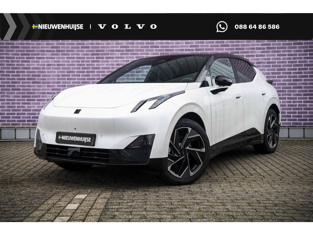 Lynk & Co 02 More 66 kWh | 445 km elektrisch bereik | Adaptive Cruise Control | Panoramadak | Harman Kardon Premium Audio Systeem | 360 graden camera | Dodehoekdetectie | Stoel/Stuurverwarming | Apple CarPlay/Android Auto | 20"LM-velgen | Elektrisch bedienbare voorstoelen met geheugenfunctie | Klimaat warmtepomp | Elektrisch bedienbare achterklep |
