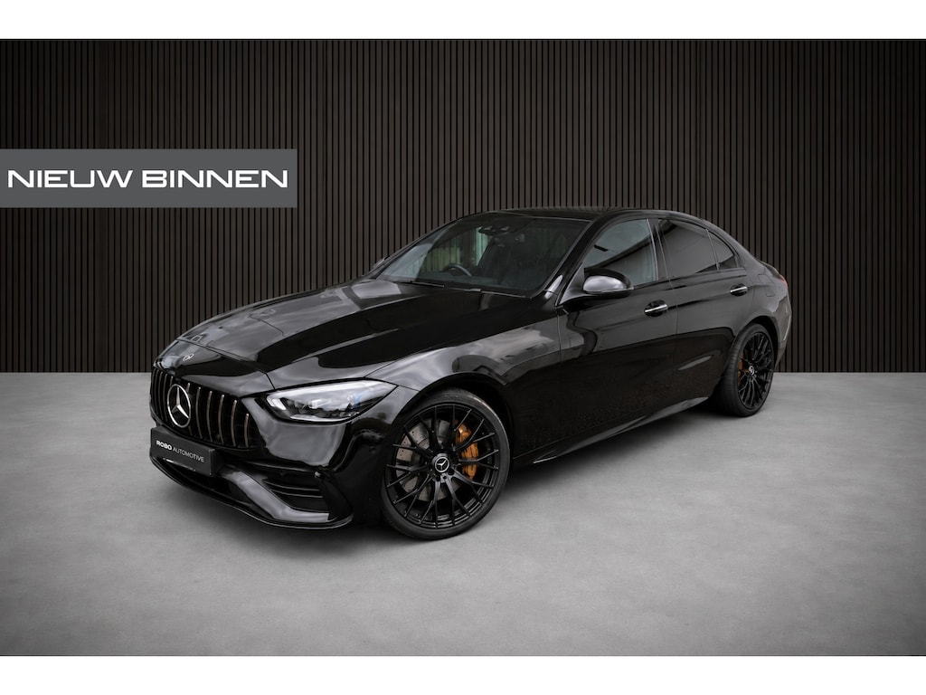Mercedes-Benz C-klasse 300 e AMG Line | Panoramadak | Stoelverwarming | 360 Camera | Memory Seats | Dodehoekdetectie | Keyless | Ambiance Verlichting | Cruise Control | Navigatie | Leer