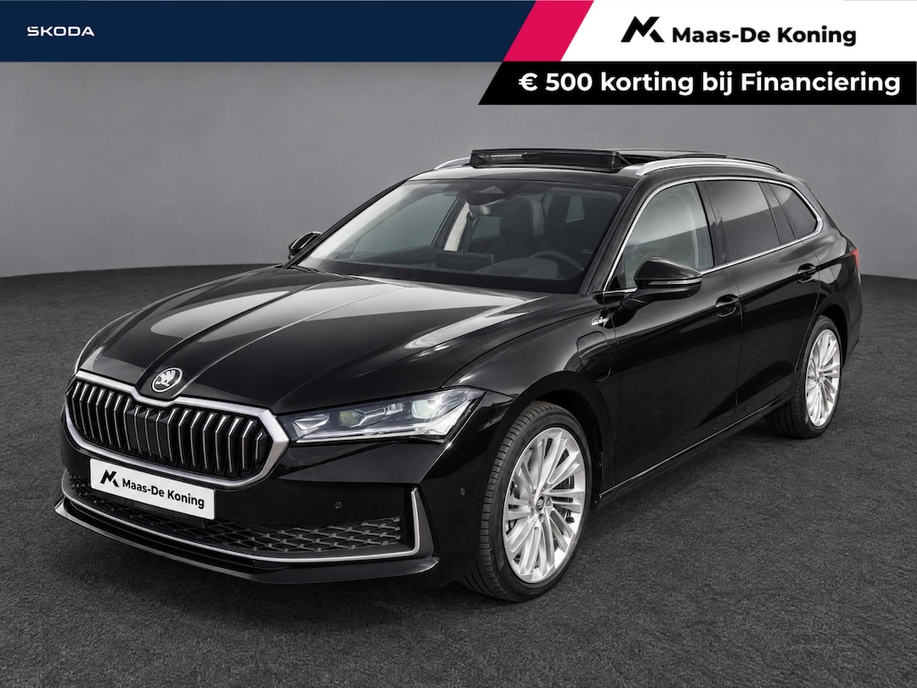 Skoda Superb 1.5TSI 150kW/204PK PHEV Laurin & Klement · Panoramadak · Leder · Trekhaak · 360°Camera · Garantie t/m 04-06-2030 of 100000km.